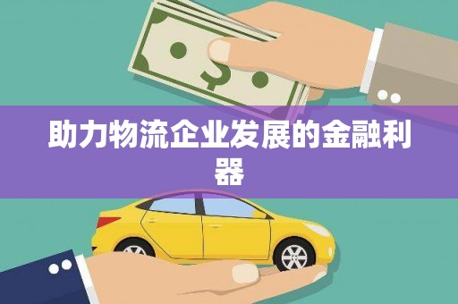 积石山助力物流企业发展的金融利器