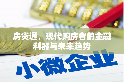 积石山房贷通，现代购房者的金融利器与未来趋势
