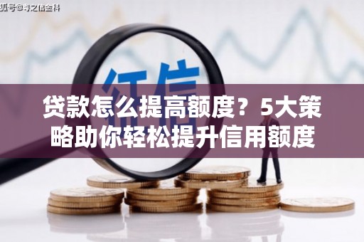 积石山贷款怎么提高额度？5大策略助你轻松提升信用额度
