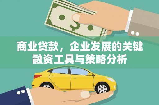 积石山商业贷款，企业发展的关键融资工具与策略分析