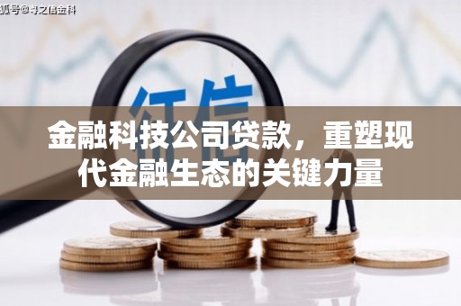 积石山金融科技公司贷款，重塑现代金融生态的关键力量