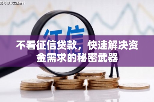 积石山不看征信贷款，快速解决资金需求的秘密武器