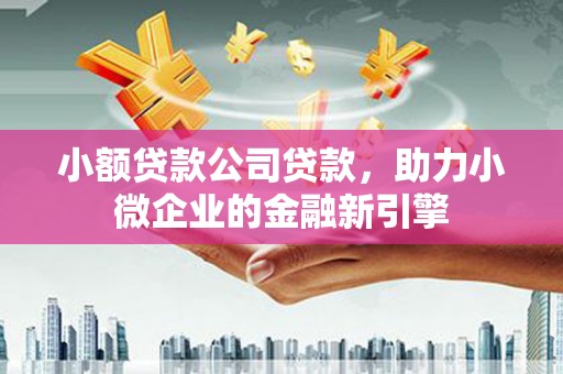 积石山小额贷款公司贷款，助力小微企业的金融新引擎