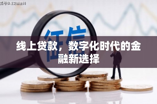 积石山线上贷款，数字化时代的金融新选择